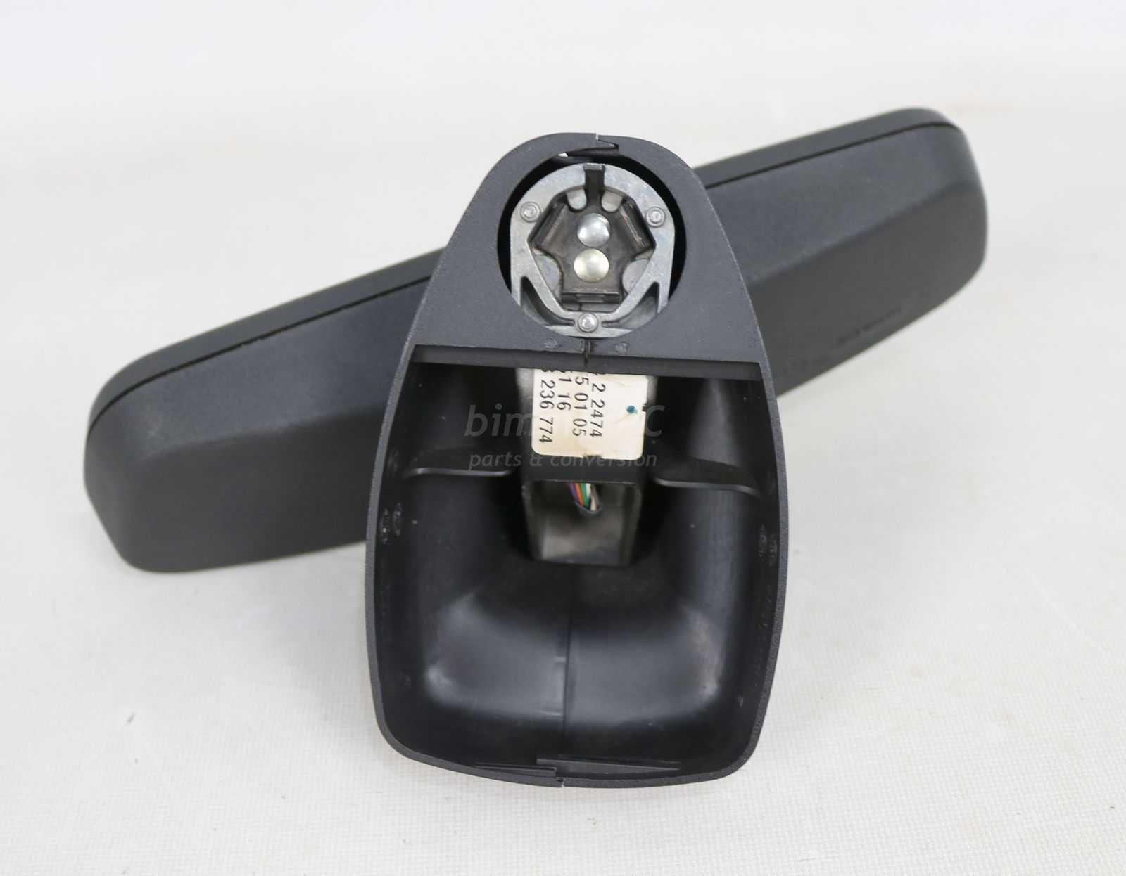 BMW E39 E53 E83 Auto Dim Interior Rear View Mirror w Alarm 1999-2006 ...