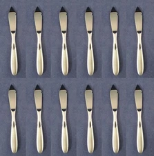 Oneida PARADOX  Stainless  Flatware Butter / Cheese  Servers SET OF TWELVE