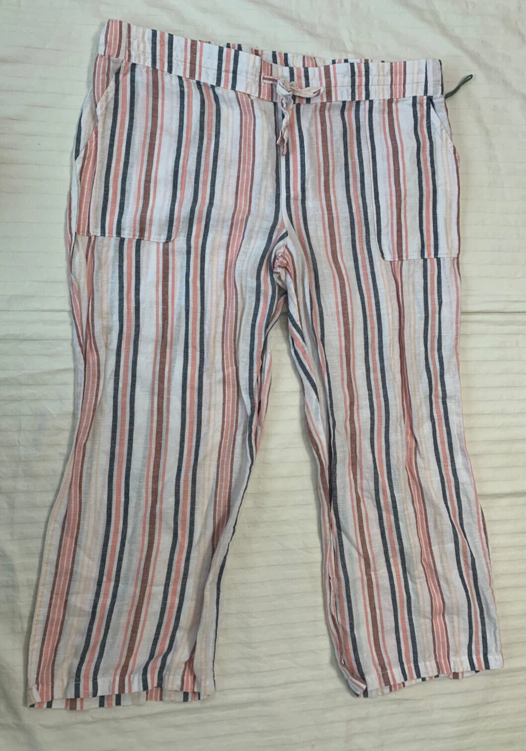 LIZ CLAIBORNE WOMENS CAPRIS PANTS SIZE L