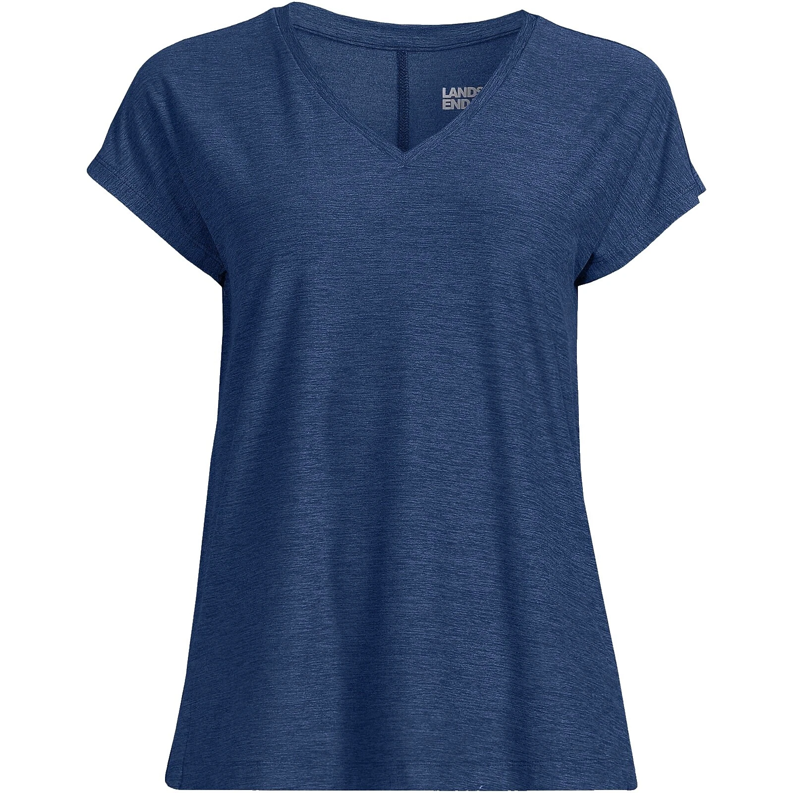 Polyester Plus Size Lands' End Tops for Women