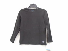 POLARMAX 4G61A YOUTH LARGE (14-16) BLACK CREW QUATTRO FLEECE BASE LAYER TOP