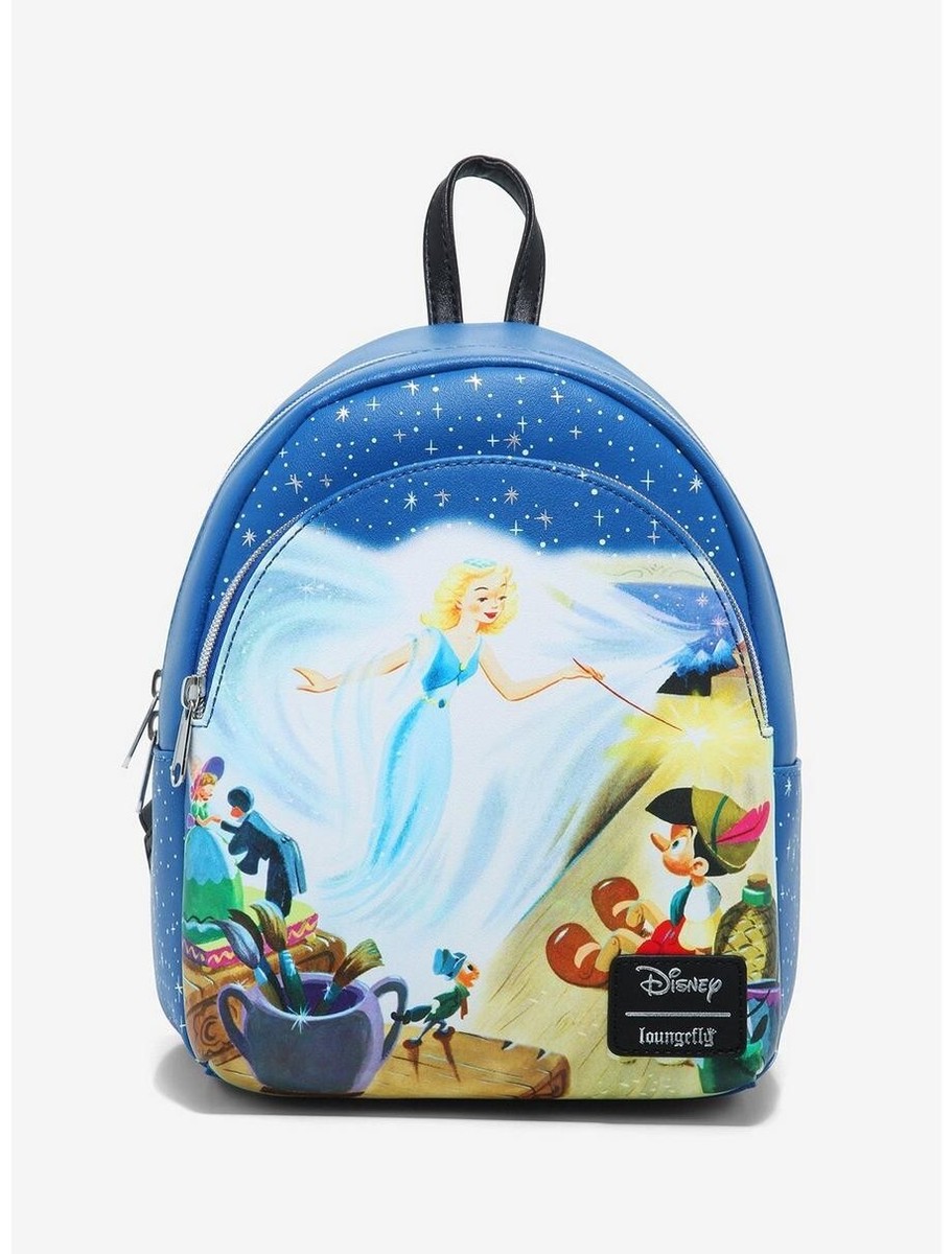 Loungefly Disney Pinocchio Blue Fairy Magic Mini Backpack