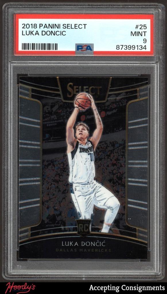 Luka Doncic 2018 Select Concourse #25 ROOKIE RC MAVERICKS PSA 9 MINT