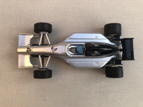 Scalextric C2318 Team Firestone No.4 F1 Car Silver Good Condition - Picture 6 of 7