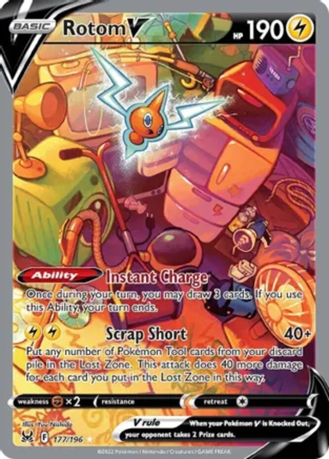 Rotom V 177/196 Swsh11: Lost Origin for sale | eBay