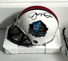 Joe Montana Signed Hall of Fame Mini Helmet Auto - PSA