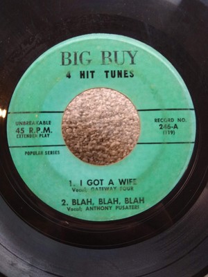 Various Artists Big Buy 4 Hit Tunes 45 RPM 7''