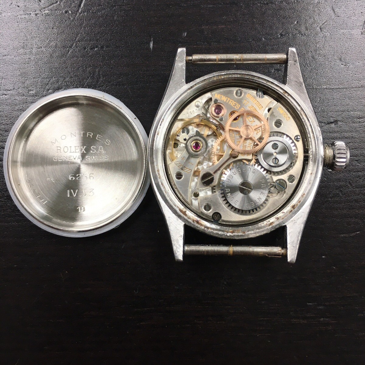 1953 ROLEX Oyster Date Precision 6266 Brevet Riveted Stainless