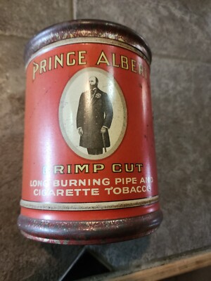 vintage Prince Albert tobacco tin, taller press down lid style, EMPTY, unusual