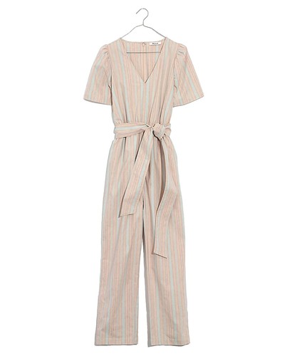 NWT Madewell Linen-Blend V-Neck Button-Front Mini Dress Pink S | eBay