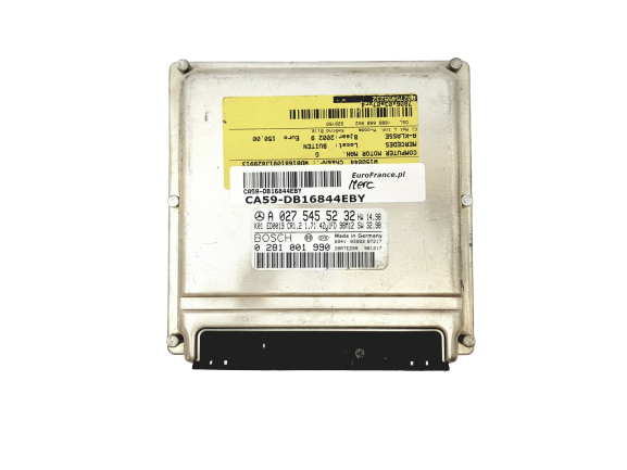 ECU Bosch A0275455232 / A 027 545 52 32 / 0281001990 / 0 281