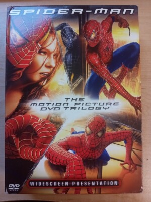 Spider-Man Movie Trilogy 1, 2, 3 (DVD, 2007, 3-Disc Boxed Set PG-13)