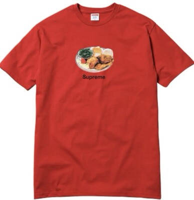 Supreme Chicken Dinner Tee Red Size Small | eBay