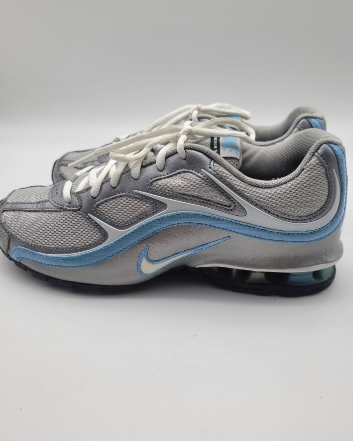 🔥Nike Reax Run Gray Blue 407987-002 Women's Sneakers Size EUC CLEAN