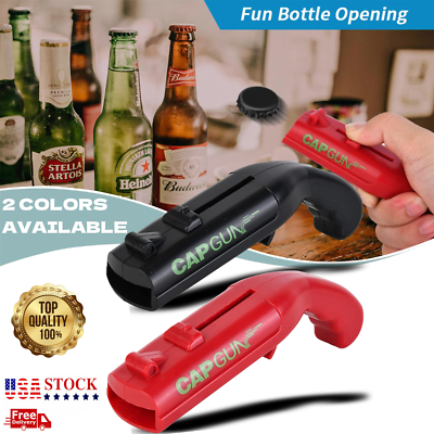 #ad Automatic Beer Soda Bottle Launcher Shooter Bottle Cap Creative Game Opener US $12.01