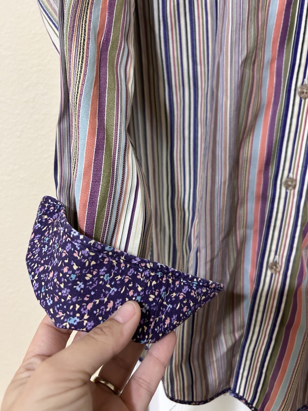 Robert Graham Collared Button Down Striped Long S… - image 3