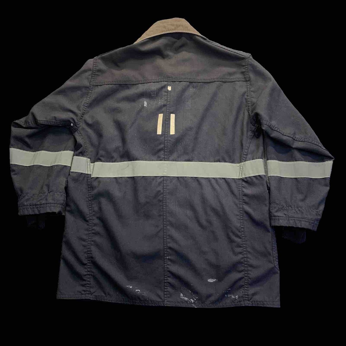 Vintage 1980s Fire Department Jacket Bodyguard Coat Fireman