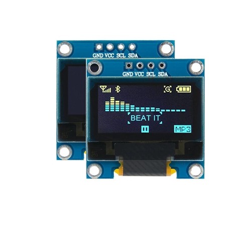 0,96 Zoll Bildschirm 128x64 Weiß OLED LCD Display Modul Gelb Blau für Arduino - Bild 1 von 4
