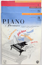Lot 3 Piano Adventures Nancy Randall Faber Piano Lesson Music Instruction Books