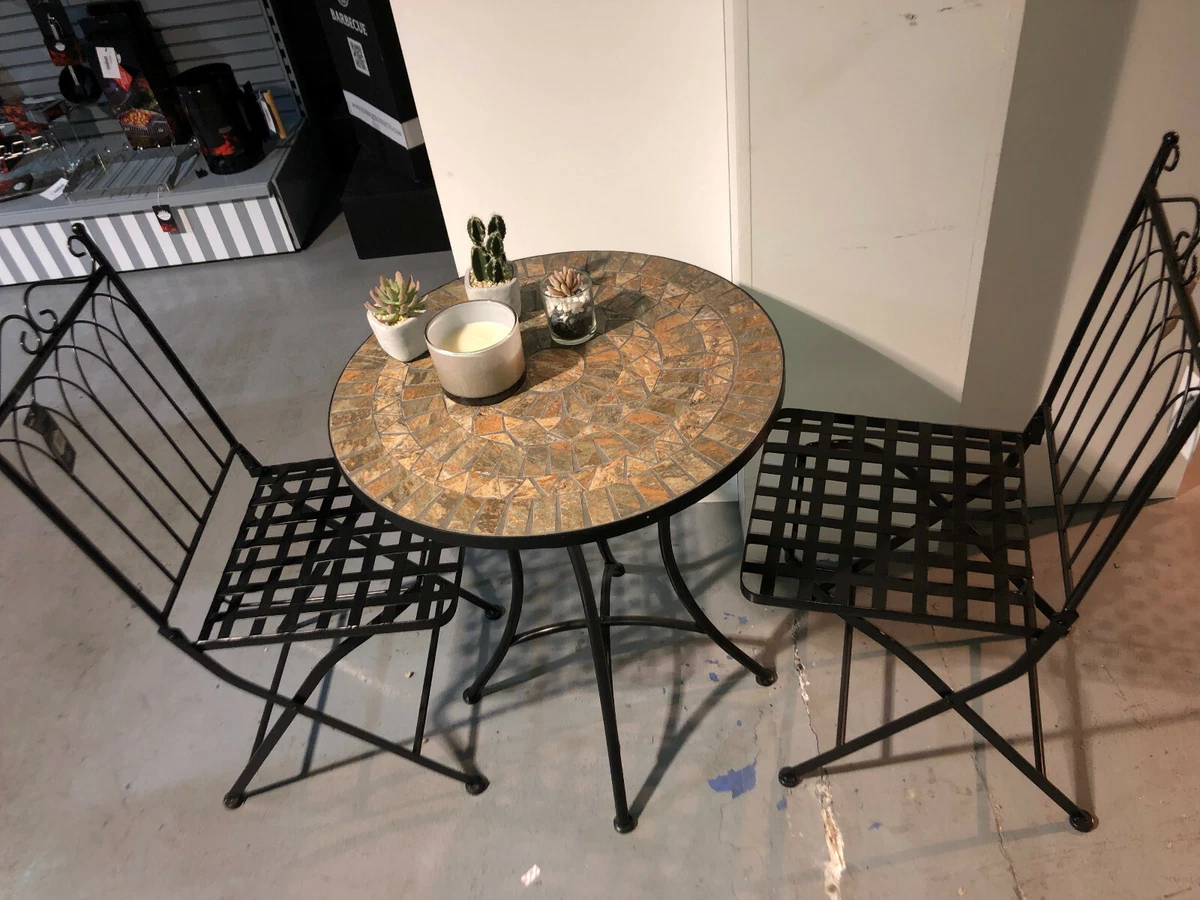 2 seater online mosaic bistro set