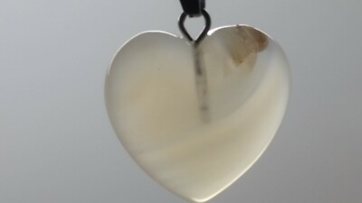 Collier Plaqué Or Agate Noire Pierre Naturelle | Lora&Moi