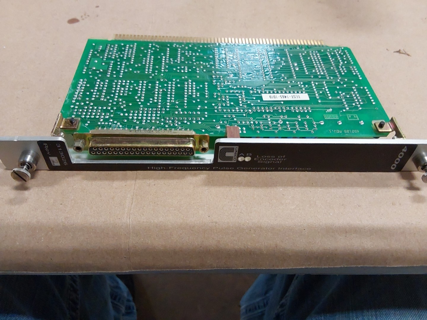 UNICO 313-026 HIGH FREQUENCY PULSE GENERATOR INTERFACE REV 2