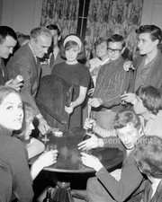 John Le Mesurier Victoria Murphy Photo 8x10 Party Maulding Flat London 1964