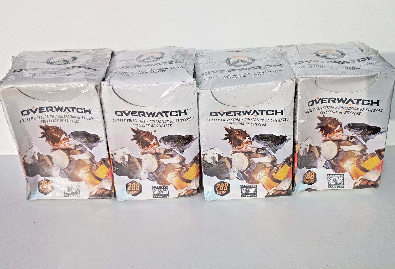 OVERWATCH 200 PACKS STICKERS + STICKER COLLECTION STARTER PACK STICKER ALBUM + 4