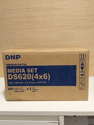 DNP DS620 4x6 4x6 Roll Media set - Paper & Ribbon Kit Total prints 800 - NEW
