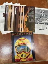 Vintage Yamaha Kawasaki Brochure Paperwork Lot