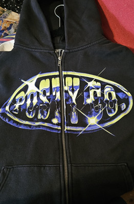 Post Malone Big Ass Stadium Tour Hoodie 2025 Posty Co Zip Lg Black Official Mrch