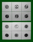 6 1943 PDS Lincoln Steel Wheat Cents Very-Fine-Extra-Fine Most Uncirculated