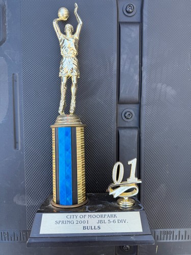 2001 City of Moorpark California Youth Basketball League Trophy