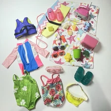 Our Generation OG 18" Doll Beach Surf Board American Summer Lake Swimsuits