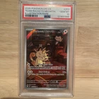 2025 POKEMON DESTINED RIVALS #203/182 TEAM ROCKET'S MEOWTH ILLUS. RARE PSA 10