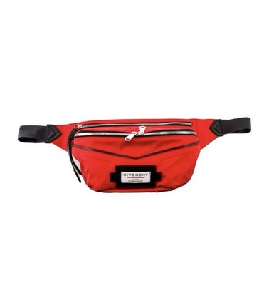 GIVENCHY Downtown Red Nylon Belt Bag