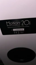 Pair Of Martin Logan Motion 20i Floorstanding Speakers MATTE WHITE (EACH) , USED