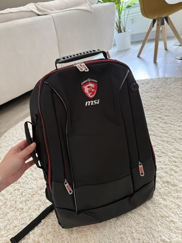 MSI Gaming Rucksack G34-N1XX00K-SI9 – Neu und unbenutzt – für 15"-17"-Laptops