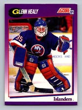 #68 1991-92 Score Glenn Healy New York Islanders