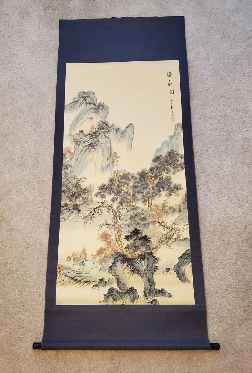 纸张年日本画作、画卷| eBay