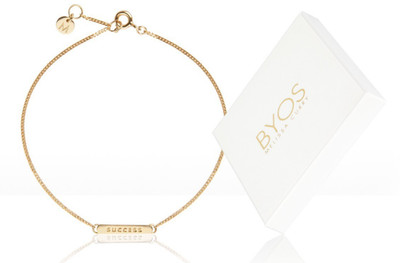 Melissa Curry BYOS (Be Your Own Success) Goldarmband