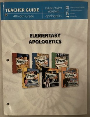Master Books Elementary Apologetics Teacher Guide  Grades 4-6 answers for kids