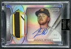 JACKSON MERRILL 2025 TOPPS DYNASTY #DAP-JM2 GAME USED PATCH AUTO 4/5 PADRES