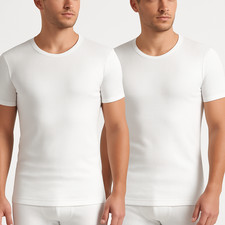 Mens Thermal Vest 2 Pack White Or Charcoal Winter Warm Base Layer S-2XL