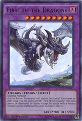 First of the Dragons - NECH-EN050 - Super Rare - 1st Edition - The New Challengers