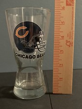 Chicago Bears Drink Glass - NFL- Sculpted Beer Glass - Helmet Logo