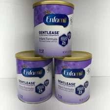 Enfamil Gentlease Baby Formula 12.4 Oz Can X3 PACK EXP 03/2027