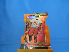 Derrick Nnadi Prizm 2018 Orange Die Cut Prizm /249 RC Rookie