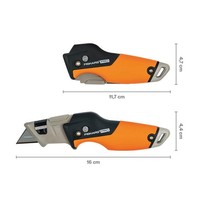Fiskars Klappmesser 17Cm Rostfreier Stahl Kunststoff Schwarz Orange 1027224