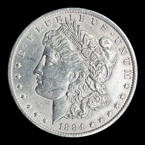 1884-O Morgan Silver Dollar, XF+